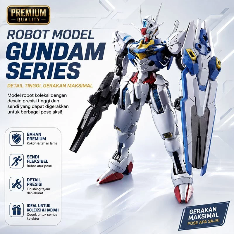 Gundam Aerial – Model Kit / Action Figure | Mobile Suit Gundam: The Witch from Mercury