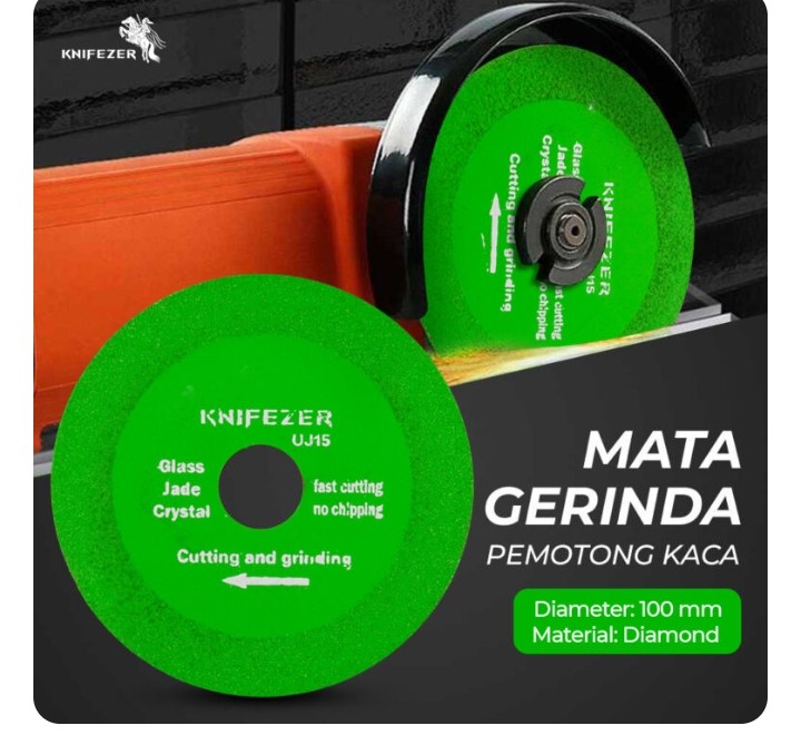 Mata Gerinda Pemotong Kaca 100 mm